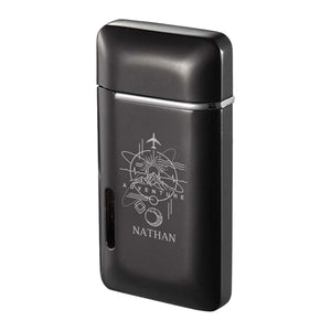 Visol Nevis Dual Torch Lighter – Personalized Traveler Engraving