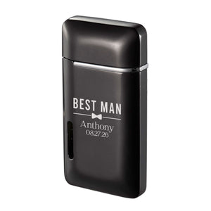 Visol Nevis Dual Torch Lighter – Personalized Groomsman & Best Man Engraving