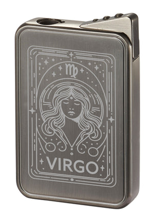 Visol Elk Single Flame Cigar Lighter – Personalized Zodiac Sign Engraving