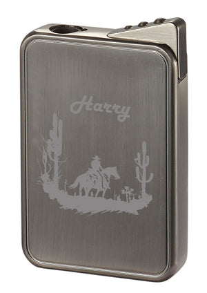 Visol Elk Single Flame Lighter – Personalized Cowboy Engraving