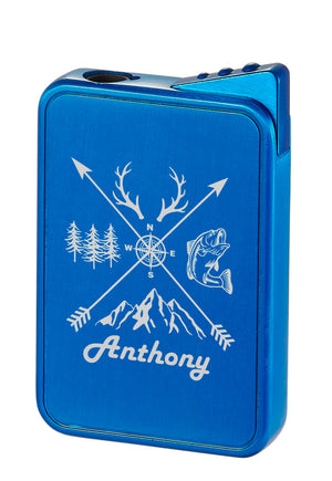 Visol Elk Single Flame Lighter – Personalized Hunting Engraving