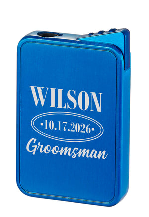 Visol Elk Single Flame Lighter – Personalized Groomsman & Best Man Engraving