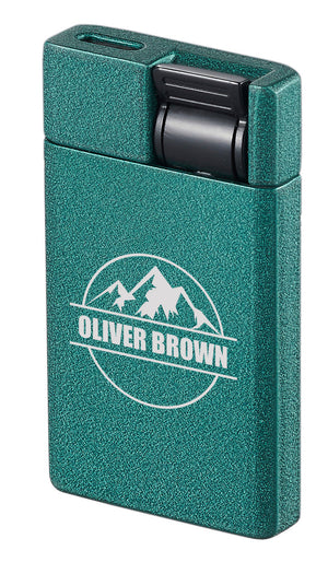 Visol Flatso Flat Torch Lighter – Personalized Traveler Engraving