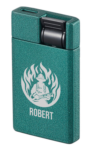 Visol Flatso Flat Torch Lighter – Personalized Firefighter Engraving