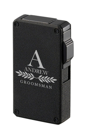 Visol Glacier Double Torch Lighter – Personalized Groomsman & Best Man Engraving