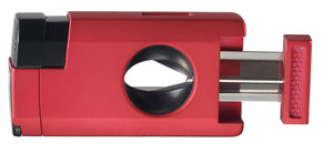 Visol Kamet V Cutter Red Triple Torch Cigar Lighter