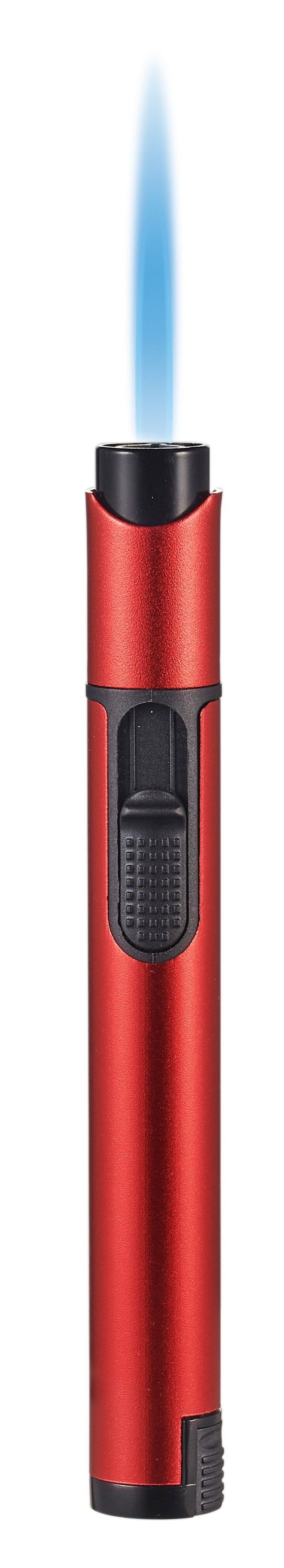Visol Stormy Single Flame Torch Lighter - Red