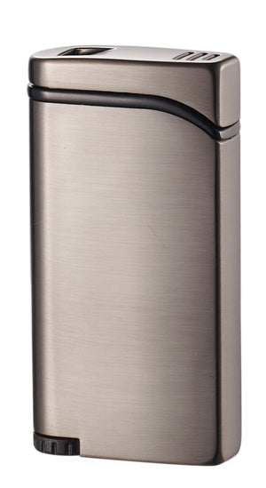 Visol Vista Dual Torch Flame Cigar Lighter - Gunmetal