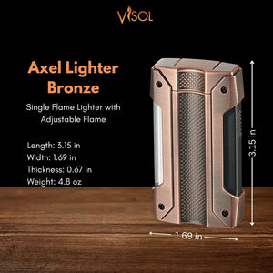 Visol Axel Single Torch Flame Cigar Lighter