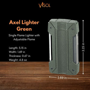 Visol Axel Single Torch Flame Cigar Lighter
