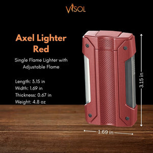 Visol Axel Single Torch Flame Cigar Lighter