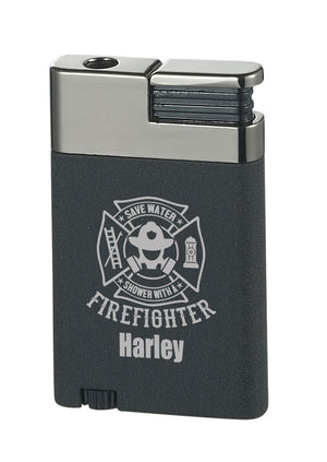 Visol Alton Single Torch Lighter – Personalized Firefighter Engraving