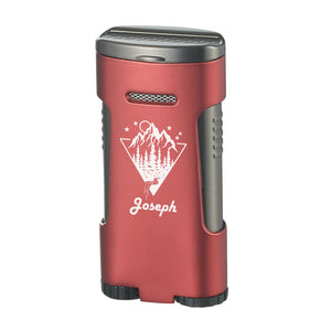 Visol Blaze Triple Torch Lighter – Personalized Traveler Engraving