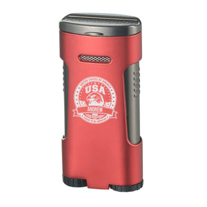 Visol Blaze Triple Torch Lighter – Personalized USA Patriotic Engraving