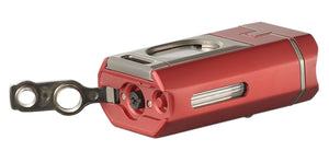 Visol Boulder Quad Torch Flame Lighter - Red