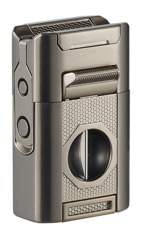 Visol Joplin Quad Torch Flame Lighter - Gunmetal