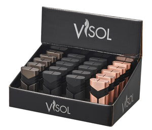 Visol Retail Package - Mitchell Dual Flame Lighter 20 count - VLR7-Mitchell-Prepack