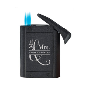 Visol Olympus Triple Torch Lighter –  Personalized Couples Edition
