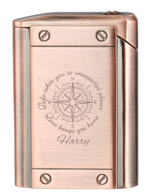 Visol Olympus Triple Torch Lighter – Personalized Traveler Engraving