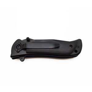 Visol Small Grip Handle Pocket Knife – 3" Blade, Wood Handle, Belt Clip - Customization available