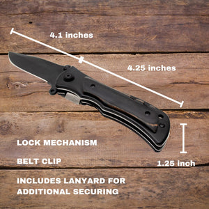 Visol Large Grip Handle Pocket Knife