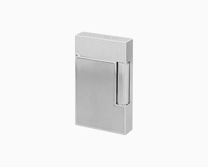 S.T. Dupont Ligne 2 Micro Brushed Palladium - Perfect Ping Flint Lighter