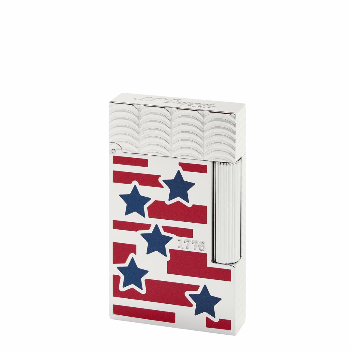 Thin Blue Line American Flag Chrome Zippo Lighter - Thin Blue Line USA