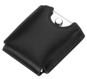 Visol Dean Black Felt With Leather Exterior Pouch