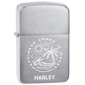 Travel and adventure engraving designs for Zippo 1941 lighter