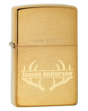 Hunting engraving artwork options for personalized Zippo 204 lighter