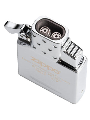 Zippo Butane Lighter Insert, Dual Torch Flame