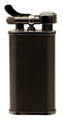 Kabuto Black Nickel Flint Pipe Lighter