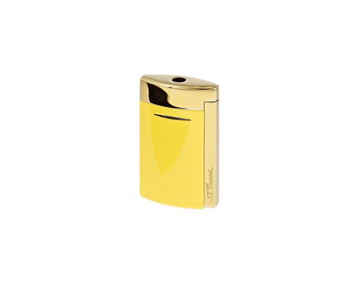 S.T. Dupont MiniJet Pastel Yellow and Gold Lighter