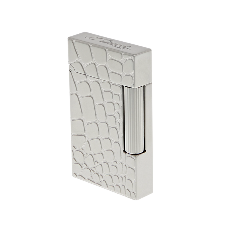 ST DUPONT ライン2 S.T. Dupont Line 2 Vertical Lines Silver Plated Lighter