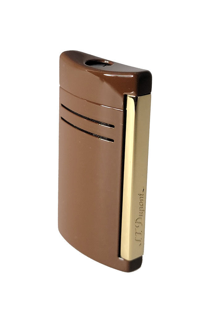 S.T. Dupont MaxiJet Brown and Gold Lighter