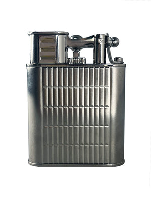 Dunhill Unique Turbo Rollagas Patterned Silver Plated Lighter