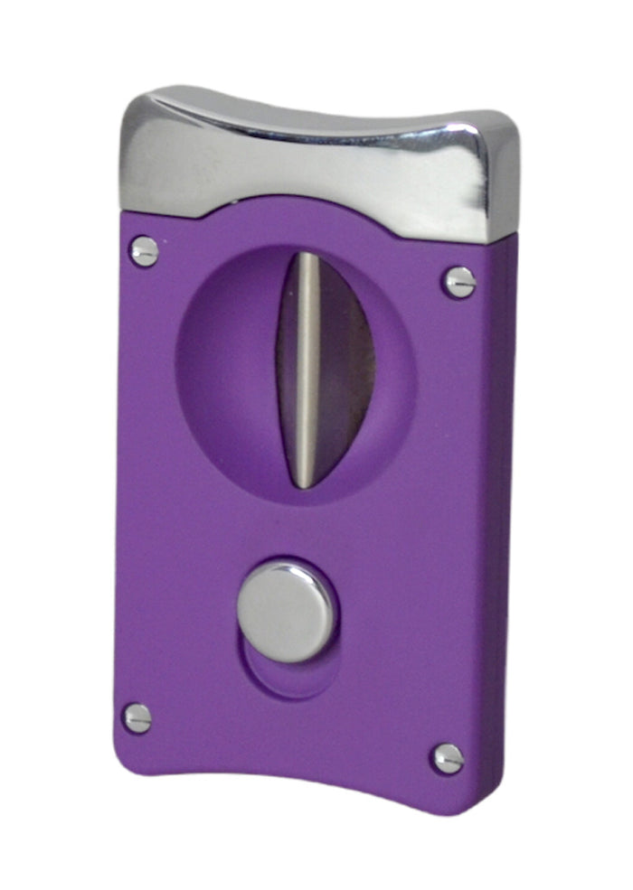 Caseti Wedge V Cigar Cutter - Purple