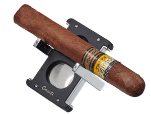 Caseti Trident X 3-in-1 Cigar Cutter - Matte Black