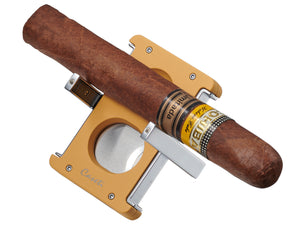 Caseti Trident X 3-in-1 Cigar Cutter - Yellow