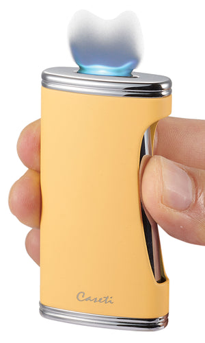 Caseti BigFlat Yellow Cigar Lighter