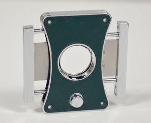Brizard and Co Elite Series 2 Augusta Green and Tan Leather Cigar Cutter