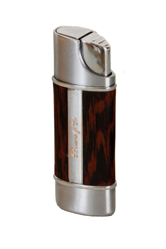 Nano Exotic Wenge Wood Single Torch Lighter