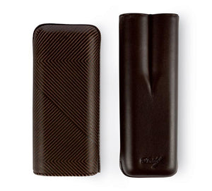 Davidoff Cigar Case XL2 Brown Leather Leaf