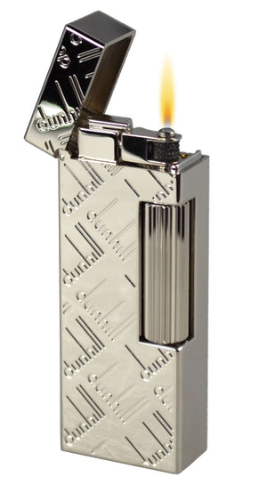 Dunhill Rollagas Abstract Logo Pattern Palladium Cigar Lighter