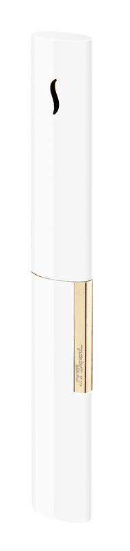 S.T. Dupont White & Gold Charm Wand Multipurpose Lighter