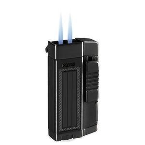 Lotus L55 Droid Black Twin Torch Lighter