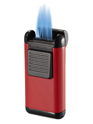 Visol Antero Triple Torch Cigar Lighter - Red