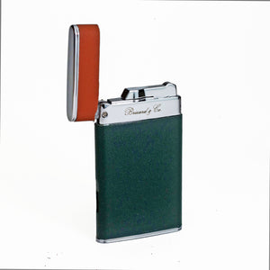 Brizard & Co. Augusta Collection Two Tone Sottile Single Torch Flame Lighter