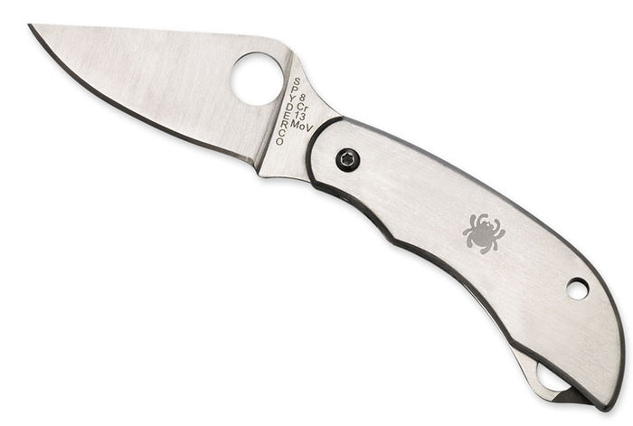 Spyderco Cliptool 2" Stainless Steel Plainedge Pocket Knife with