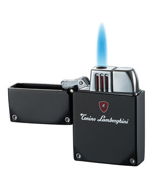Tonino Lamborghini DURO Torch Flame Lighter - Matte Black